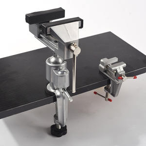 Mini Tornillo de Banco de Precisión Multifuncional, Pequeño Tornillo de Banco de Mesa con Mordazas Planas para Acero y Hierro - Product Image 1