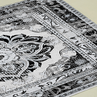 Vente en gros de tapis de salon de luxe décoratifs personnalisés pour la maison lavables en machine en polyester tapis de salon aux couleurs personnalisées