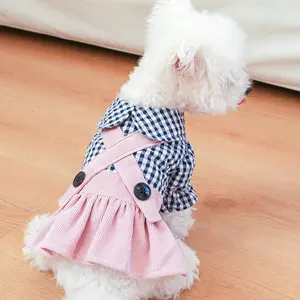 Pet Suppliers Dog Clothes Luxury Hot selling manufacturers directly supply dogs cats puppy bipods pet dress clothes