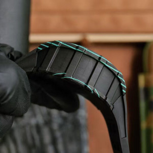 Elegante y noble, con textura excepcional, resistente al agua, fecha, caucho de fibra de carbono TPT de 20 mm, reloj mecánico versátil para hombre - Product Image 3