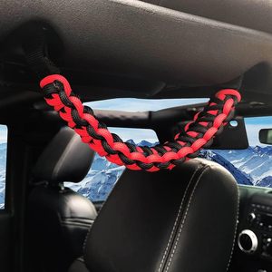 Poignées rétractables en paracorde de nylon, accessoires de voiture robustes, tressées à la main, tactiques, pour <span class=keywords><strong>Jeep</strong></span>, tout-terrain, extérieur - Product Image 5