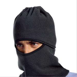 Masque facial en polaire chaud, taille unique, noir et gris foncé, pour hommes, protection pour le cyclisme, utilisation en extérieur en hiver - Product Image 3