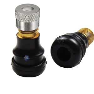 Valvola per Pneumatico Tubeless per <span class=keywords><strong>Ricambi</strong></span> <span class=keywords><strong>Monopattino</strong></span> <span class=keywords><strong>Elettrico</strong></span> Riparazione <span class=keywords><strong>Monopattino</strong></span> Stelo Valvola in Gomma Nera per Pneumatico Senza Camera d'Aria - Product Image 1