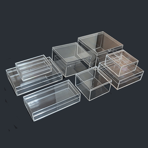 Wholesale Acrylic Packaging <b>Boxes</b>, Rectangular Transparent <b>Gift</b> <b>Boxes</b>, Food Grade Tea <b>Boxes</b>, <b>Wedding</b> Souvenirs - Product Image 1