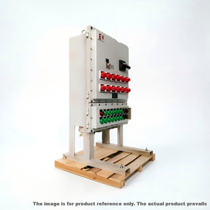 Custom Explosion Proof Electrical Control Box with Multiple Push Buttons & Rotary Switches, IP65 Aluminum Enclosure - Product Image 1