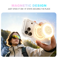 Lampe LED magnétique portable pour selfie, éclairage d'appoint pour téléphone, idéale pour le streaming en direct, les vlogs et la photographie (OEM/ODM) - Vente en gros usine