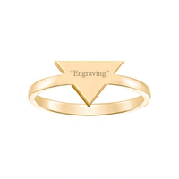 Schmuck Ring Rohling Schmuckstahl Verlobungsring in Gold Dubai Vergoldeter Klassischer Einfacher Diamantring