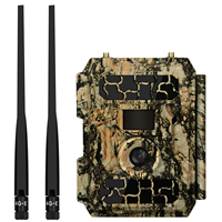 Cámara de Vigilancia Eyeleaf 4G LTE con Control por Aplicación, Tarjeta SIM, Detección de Movimiento, Visión Nocturna, para Caza de Animales Salvajes al Aire Libre