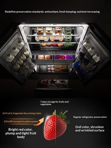 COLMO <b>Refrigerator</b> C3 Tempered Glass Auto-Defrost Flat Full-Embedded French Style 522L Four-Door Large Capacity Hous - Product Image 2