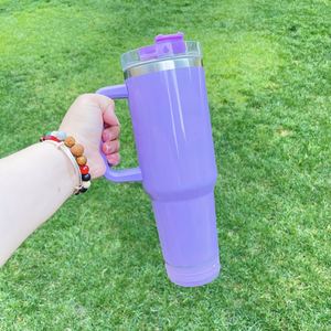 US 20PACK 40oz <b>Large</b> Capacity Color Glossy Music Player Sublimation Tumblers <b>Speakers</b> with Handle and Straw Lid for Sublimations - Product Image 4
