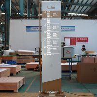 Pour COSUN personnalisé publicité extérieure Totem LED affichage orientation signalisation numérique pour centre commercial aéroport ascenseur Animation