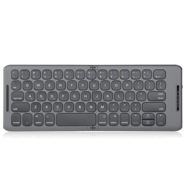 Mini Portable Wireless Foldable Blue Tooth Keyboard for Tablet Laptop Simple Design ABS Material USB Interface New Product