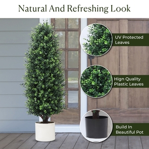 Nhựa Mô Phỏng Topiary Bóng Nhân Tạo Chậu Cây Cây Cây Nhân Tạo Cho Trang Trí Nội Thất Trong Nhà Ngoài Trời Trang Trí Nội Thất - Product Image 3