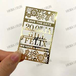 Tarjeta de Presentación de Acero Inoxidable con Espacio en Blanco para Aire, Precio de Personalización Profesional Directo de Fábrica - Product Image 3