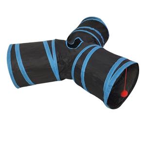 <span class=keywords><strong>Tunnel</strong></span> per Gatti a Tre Vie Pieghevole con Carta Sonora a Forma di Lombrico - Product Image 4