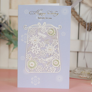 2025 último diseño estampado dorado fuentes de arte patrón 3D decoración Universal juego de tarjetas de mensaje diario con los mejores deseos - Product Image 3