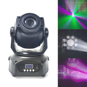 Mini Spot mobile à tête LED 90w avec écran LCD et prisme à 6 faces, éclairage de scène DJ Disco - Product Image 4