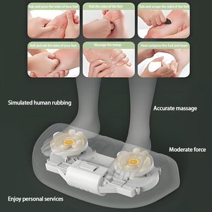 Masajeador Eléctrico de Pies Shiatsu, Masajeador de Pantorrillas, Calentador de Pies con Compresa Caliente, Máquina de Masaje con Rodillos - Product Image 2