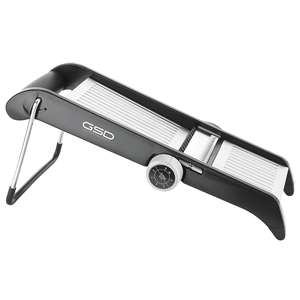 GSD Profi Mandoline aus Edelstahl mit schwarzem Rahmen - Product Image 1