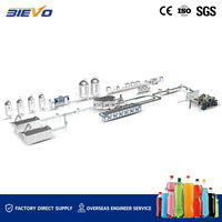 Ligne de remplissage automatique de boissons gazeuses 30000 BPH, 600 ml, PET, eau pétillante, SUS304, usine de boissons industrielle