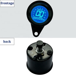 Accessoires universels 12V pour <span class=keywords><strong>moto</strong></span> compteur de vitesse numérique tachymètre pour Jawa 42 Bobber Harley Davidson - Product Image 6