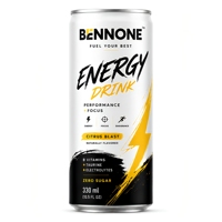 Boisson Énergisante Sans Sucre Série Agrumes Saveur Citron Fruitée Boisson Gazeuse Service OEM ODM