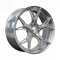 Rines Forjados Ligeros HZH Plateados de 18, 19 y 20 Pulgadas, 5x100, 5x112, 5x114.3 para BMW, Audi, Porsche, Mercedes-Benz, Lincoln, Ruedas de Lujo