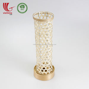 Lámpara de mesa de bambú de diseño moderno, pantalla de iluminación de estilo tradicional, fuente de alimentación eléctrica para lámparas de inducción, venta al por mayor - Product Image 2