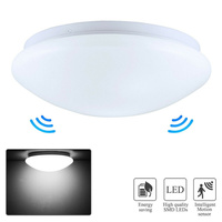 Vente chaude AC90-260V 18W 4000K Plafonnier LED à détecteur de mouvement avec contrôle de la lumière Usine de Zhongshan CE Rohs