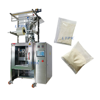 Machine d'emballage automatique pneumatique pour sachets de poudre de thé et de bois, avec remplissage par vis sans fin, 10-1000g, scellage 3 côtés