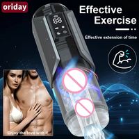 Meilleure vente : Godet de masturbation masculin télescopique rotatif à ventouse – Jouets sexuels pour hommes