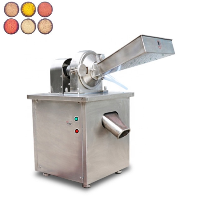 High Efficiency Oyster Shell Seaweed Spice Crusher Dried Mustard Seed Herb Moringa Crushing Powder Sugar Salt Grinding Machine