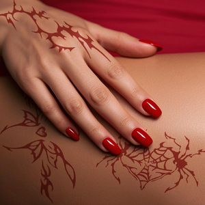 Plantilla Adhesiva <span class=keywords><strong>de</strong></span> Henna para <span class=keywords><strong>Tatuajes</strong></span>, Adhesivo Hueco para Impresión por Inyección <span class=keywords><strong>de</strong></span> Tinta, Logotipo Personalizable, para Celebridades <span class=keywords><strong>de</strong></span> Internet, Pintura Corporal para la Parte Posterior <span class=keywords><strong>de</strong></span> la Mano - Product Image 5