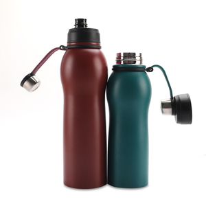 Liitokara — bouteille à eau 20oz 304 SS, contenant sous vide en acier inoxydable, pour conserver de l'eau, pour sportifs, avec cordon - Product Image 2