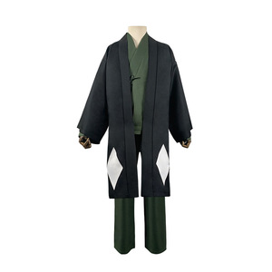 Costume de cosplay Bleach Urahara Kisuke, chapeau et tenue, ensemble complet, anime, Halloween, pour hommes - Product Image 5