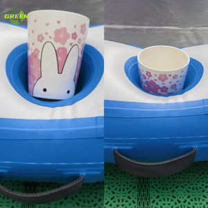 Màu xanh lá cây tùy chỉnh hồ bơi võng đầu du lịch võng Hồ bơi bơm hơi phao võng cho người lớn - Product Image 5