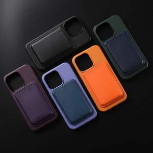 Portafoglio Magnetico e Portatessere TITUO in Pelle PU, Supporto Magnetico per Schede per Cellulare per <span class=keywords><strong>iPhone</strong></span> 11 12 13 <span class=keywords><strong>14</strong></span> <span class=keywords><strong>Pro</strong></span> <span class=keywords><strong>Pro</strong></span> <span class=keywords><strong>Max</strong></span> - Product Image 3