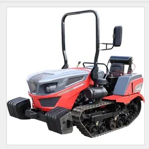 Small Farm Tractors With Rubber Tracks Crawler Tractor Agricultural Machinery 50hp Mini Crawler Tractor for Sale