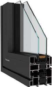 Ventana de aluminio abatible lateral con clasificación para huracanes de Saint Kitts, con cierre de seguridad para niños, para casas y villas - Product Image 2