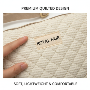 Borsa a <span class=keywords><strong>Tracolla</strong></span> <span class=keywords><strong>Mini</strong></span> Royal Fair Personalizzata, Assorbente, Trapuntata, in Spugna, con <span class=keywords><strong>Tracolla</strong></span> Regolabile per Uso Quotidiano - Product Image 3