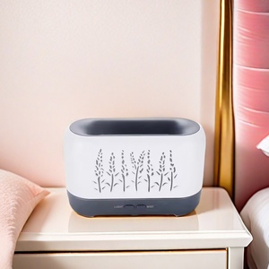 Difusor de Aroma eléctrico ultrasónico 3D llama grano de madera con humidificador máquina de fragancia para dormitorio Oficina escritorio coche Hotel - Product Image 1