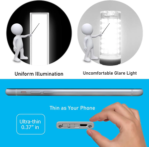 EGH Lampe <span class=keywords><strong>de</strong></span> table sans fil pour armoire Veilleuse à <span class=keywords><strong>led</strong></span> <span class=keywords><strong>avec</strong></span> <span class=keywords><strong>détecteur</strong></span> <span class=keywords><strong>de</strong></span> mouvement Lumière colorée pour la lecture - Product Image 4