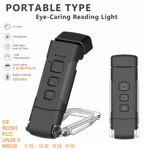 Luz de Lectura LED Portátil, Recargable, Flexible, con Clip, Control Táctil, Cuidado de la Vista, para Lectura Nocturna - Product Image 3