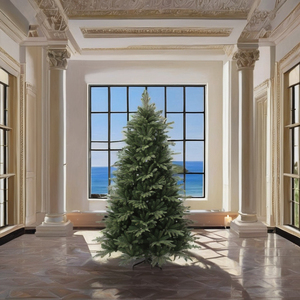 Arbre artificiel pré-éclairé robuste à charnières, design élégant et luxueux, matériau ignifuge, résistant aux intempéries, pour extérieur, vente en gros sur mesure - Product Image 1