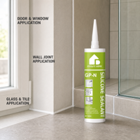 Fabricant de mastic silicone neutre pour fenêtres, portes, verre, étanche, résistant aux intempéries, cartouche de 300 ml, usine OEM