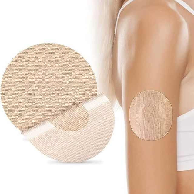 Round Non-porous Glucometer Adhesive Patch Sensor Adhesive Patch CGM Fixed Adhesive Patch Waterproof & Sweat Proof
