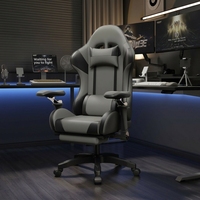 Chaise de gaming de qualité supérieure pour l'e-sport, confortable pour de longues heures de travail à domicile, chaise de bureau ergonomique avec repose-pieds pour dortoir
