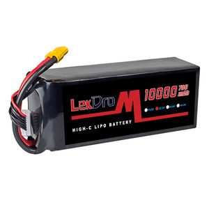 Batterie polymère 6S1P 10000mAh 22.2V 70C pour drone FPV, fabriquée au Guangdong - Product Image 1