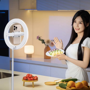 Anneau Lumineux Professionnel avec Support et Fixation Téléphone pour Photographie, Beauté, Selfie, <span class=keywords><strong>Vidéo</strong></span>, Vlog et TikTok - Product Image 3