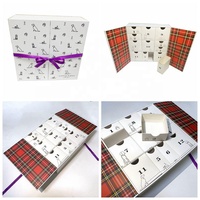 Cadeau de Noël cookie animal chien calendrier de l'avent boîte 12 jours boîte d'emballage boîte vide calendrier de l'avent personnalisé